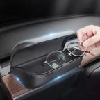 CUTIM Hidden Silicone Dashboard Sunglasses & Glasses Holder for Tesla Model 3 & Y