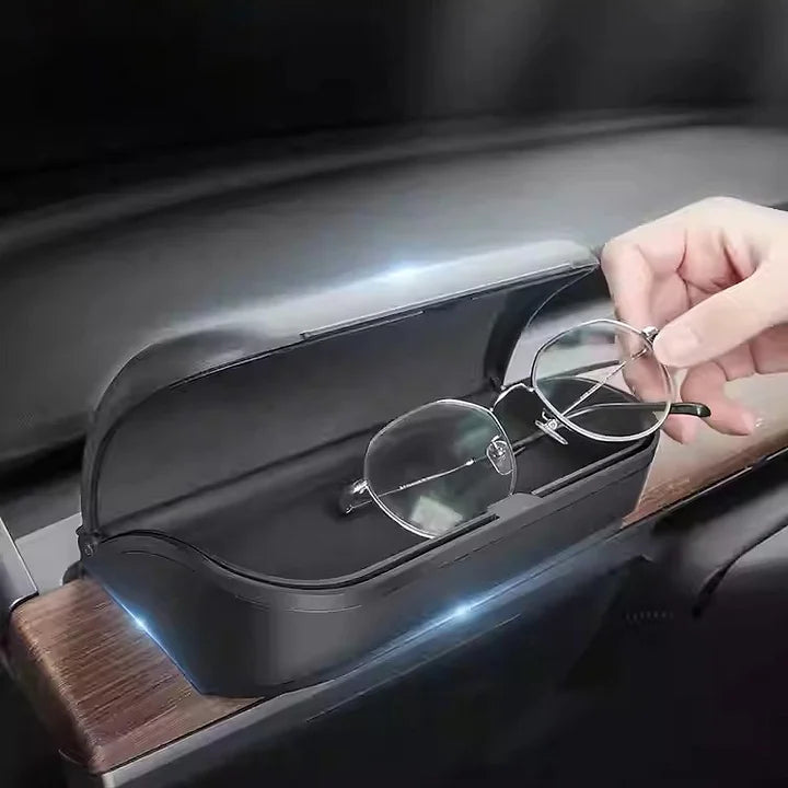CUTIM Hidden Silicone Dashboard Sunglasses & Glasses Holder for Tesla Model 3 & Y