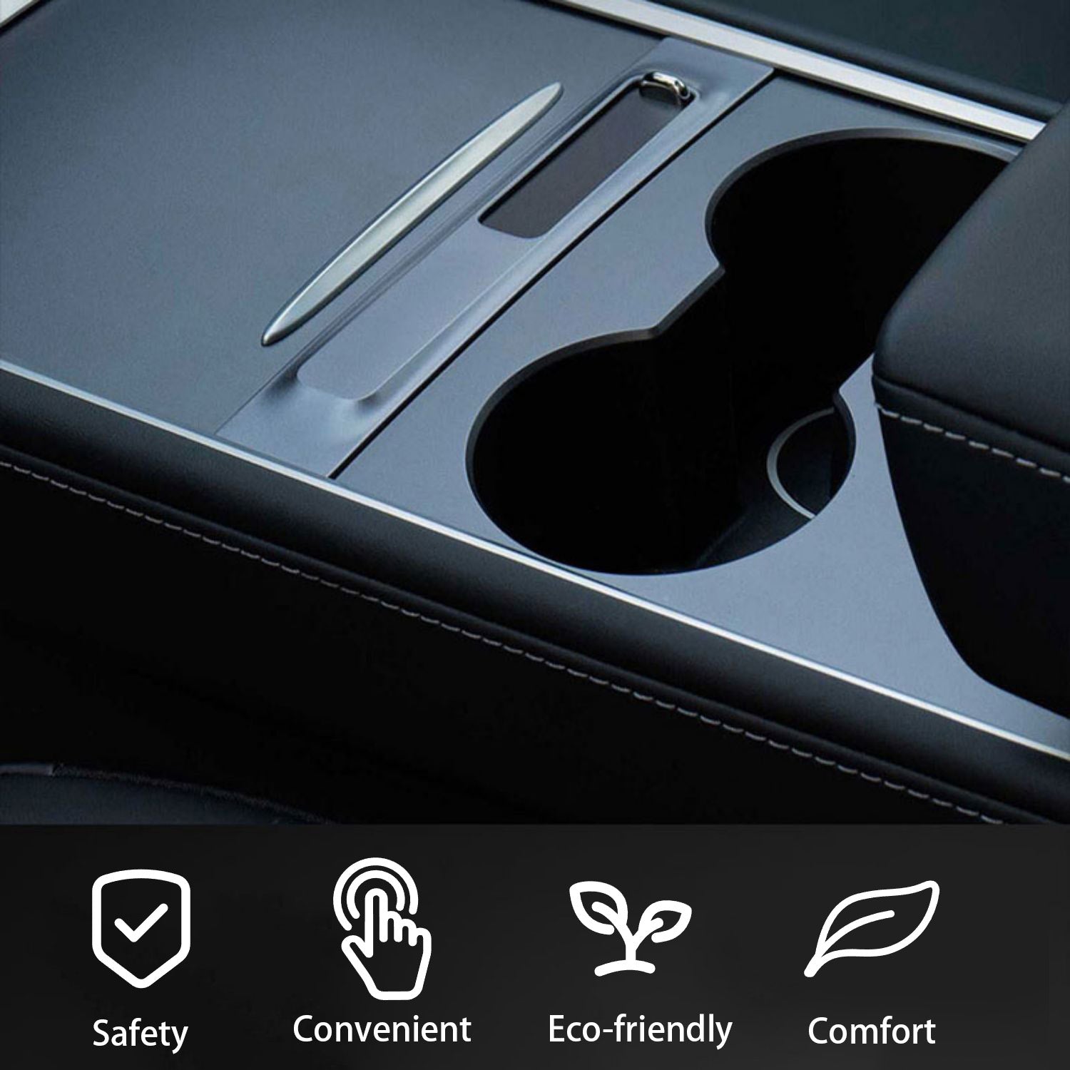 CUTIM Center Console USB HUB Adapter for Model 3 Model Y