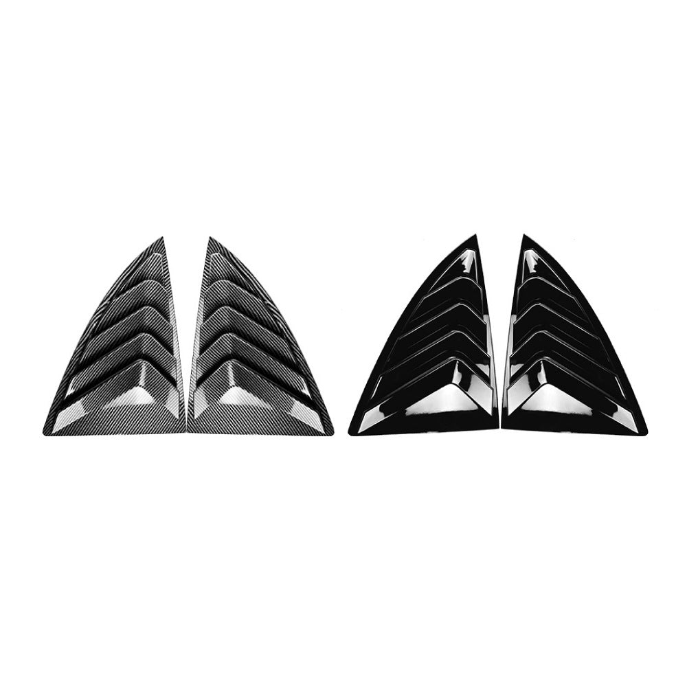 CUTIM Rear Side Window Louvers Cover for Tesla Model Y