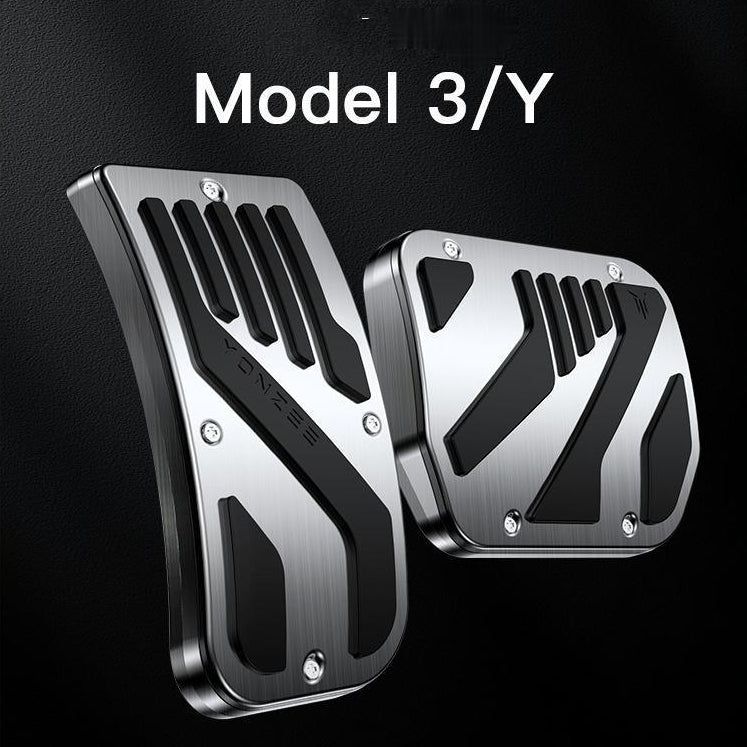 Metal Accelerator and Brake Pedals for Model Y/3