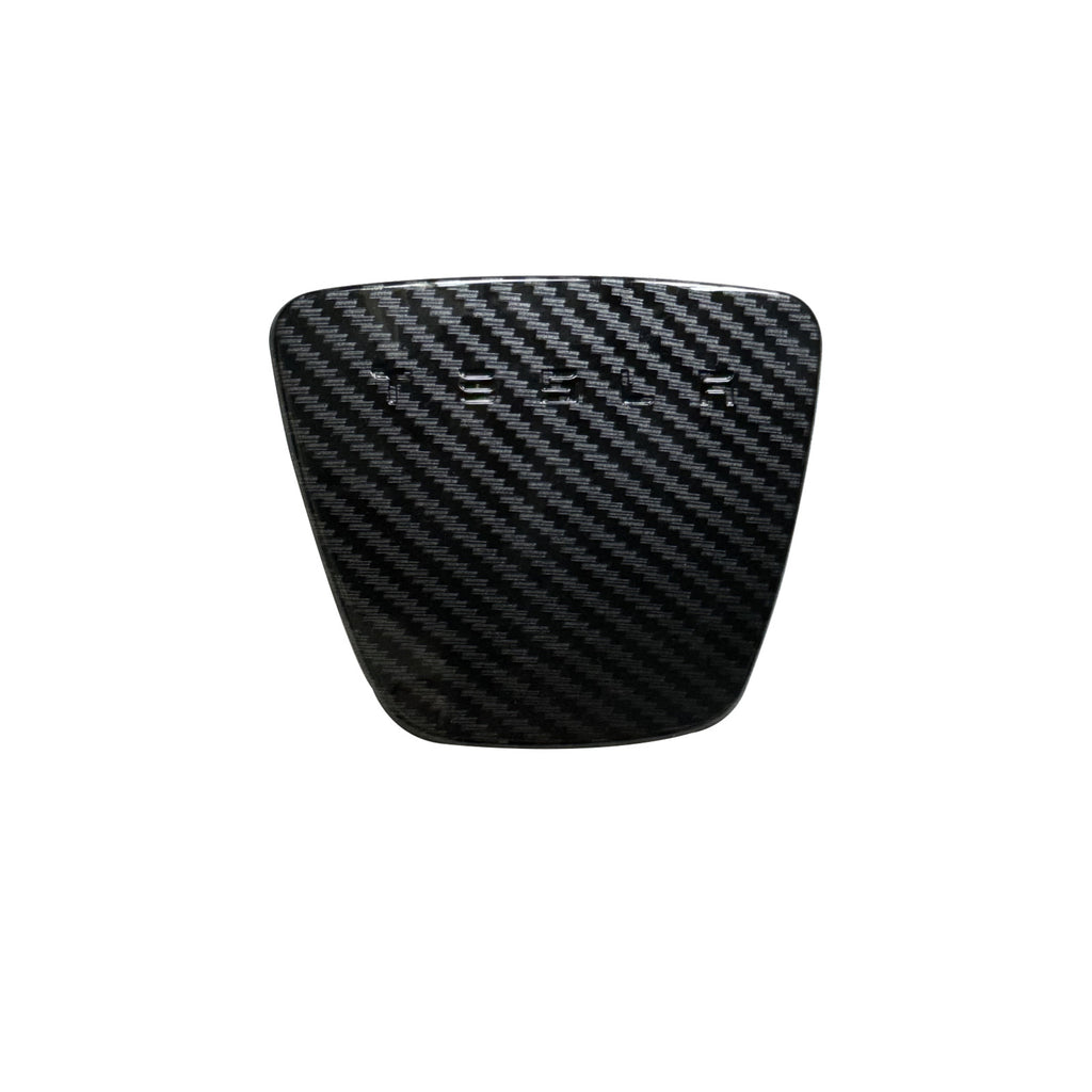 Real Dry Carbon Fiber Airbag Trim Cover for Model Y Juniper & Model 3 Highland