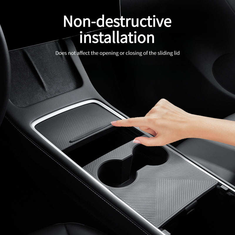 Tesla Model Y & Model 3 Center Console Silicone Mat Protector