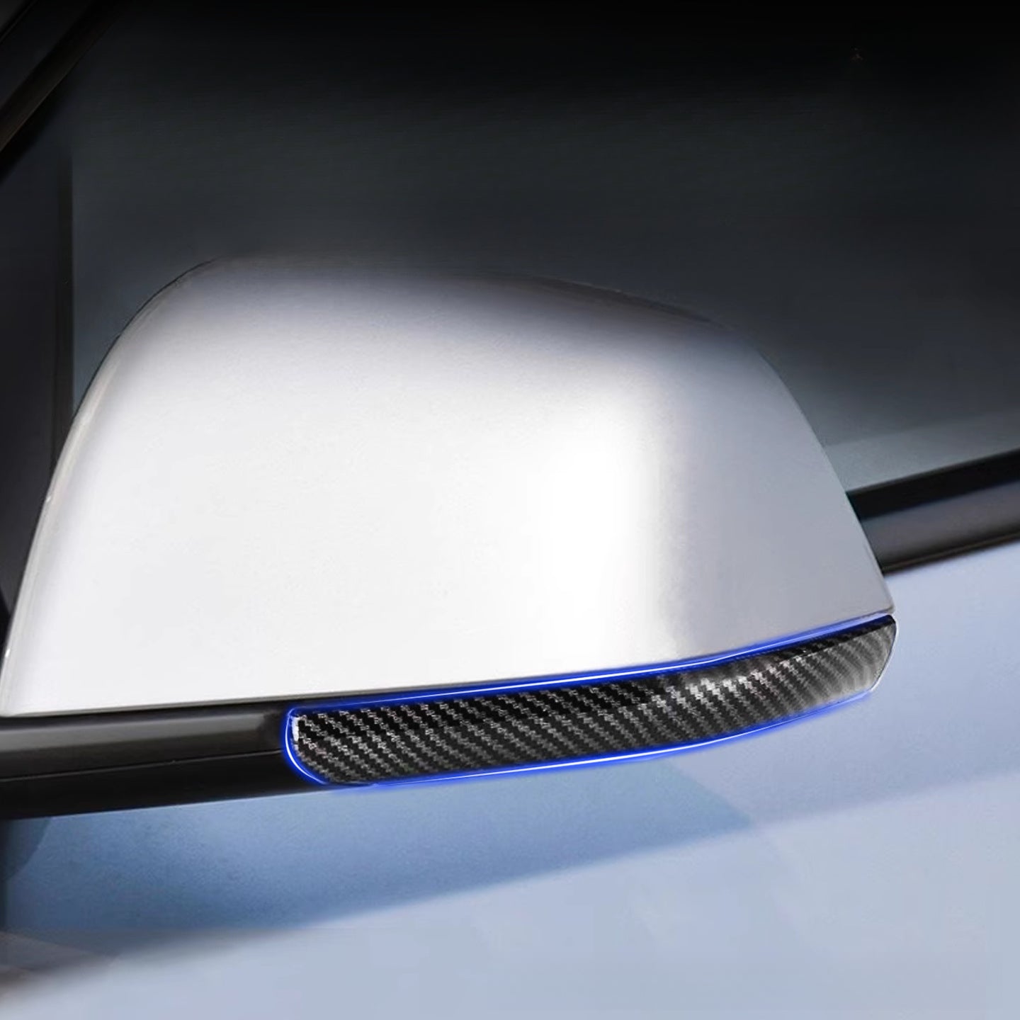 CUTIM Side Mirror Anti-Collision Strip Protector Sticker for Tesla Model 3 Highland | CUTIM