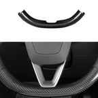 Upper / Lower Cover Steering Wheel Accessories for Tesla Model 3 / Y – Real Carbon Fiber