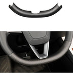 Upper / Lower Cover Steering Wheel Accessories for Tesla Model 3 / Y – Real Carbon Fiber