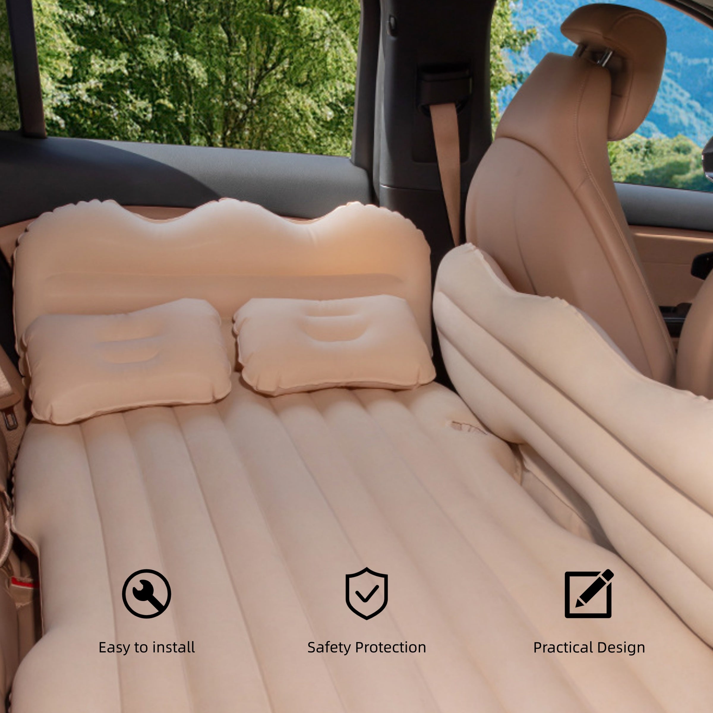 Rear Seat Air Mattress for Tesla Model 3 / Model Y
