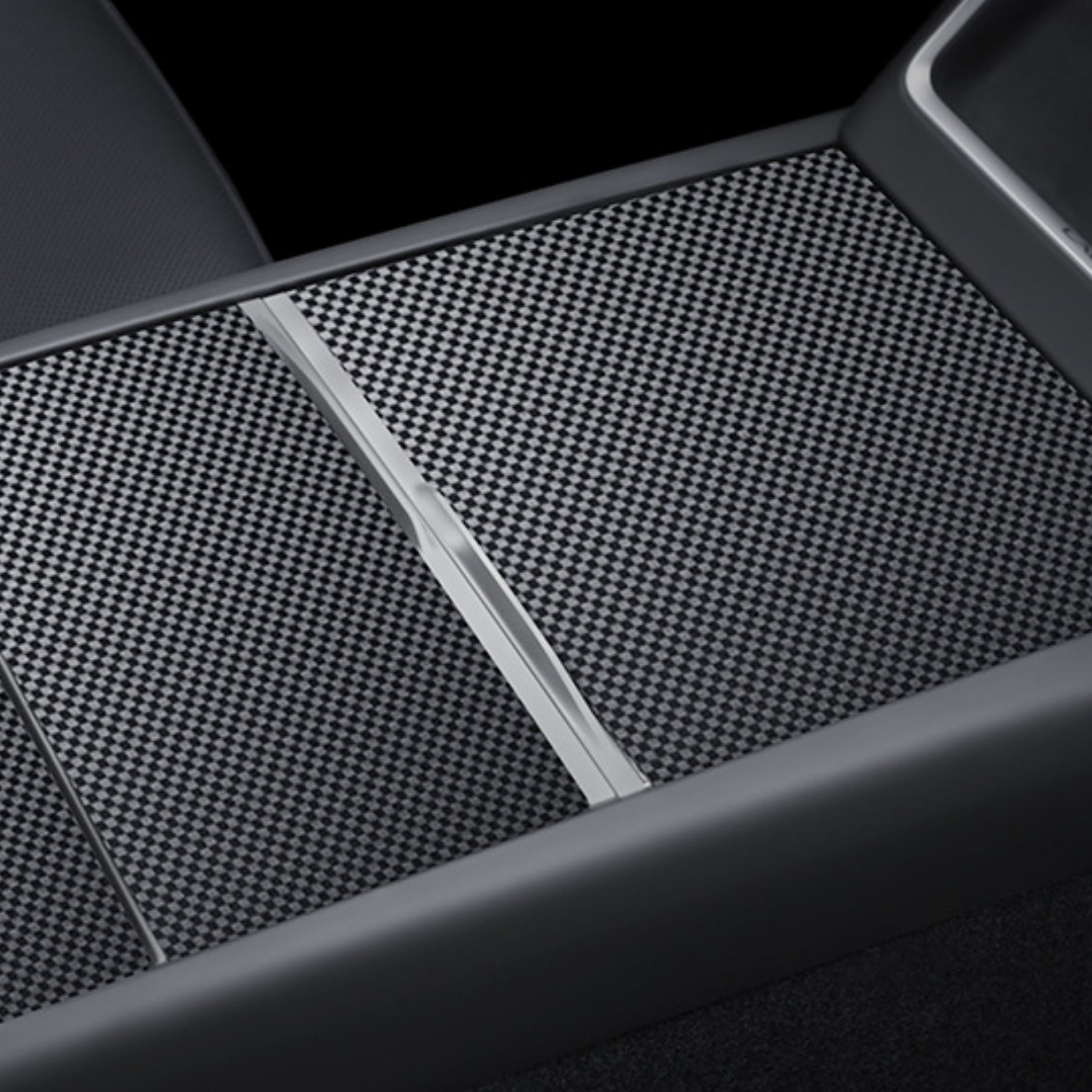 CUTIM Real Carbon Panel Console Wrap for Tesla Model 3 Highland & Model Y Juniper