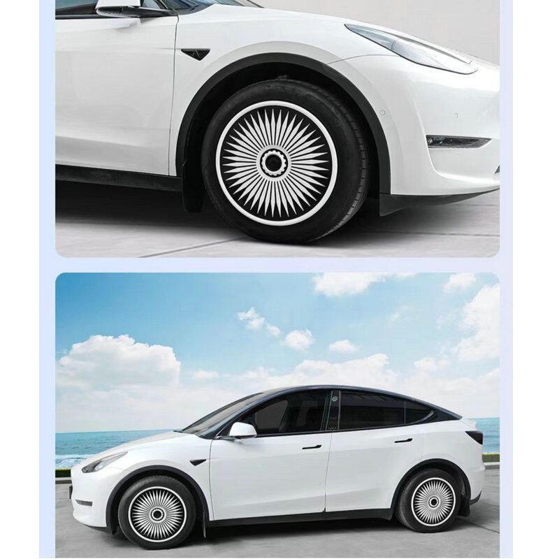 CUTIM Tesla Full Coverage Wheel Hub Caps