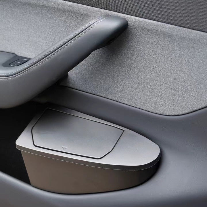 Front Door Trash Can Organizer for Tesla Model Y Juniper (2-Piece Set)