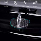 Real Dry Carbon Fiber Door Lock Cover for Tesla Model 3 & Model Y Juniper