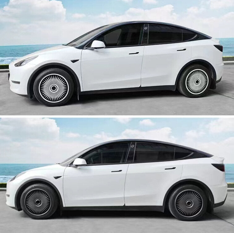 CUTIM Tesla Full Coverage Wheel Hub Caps