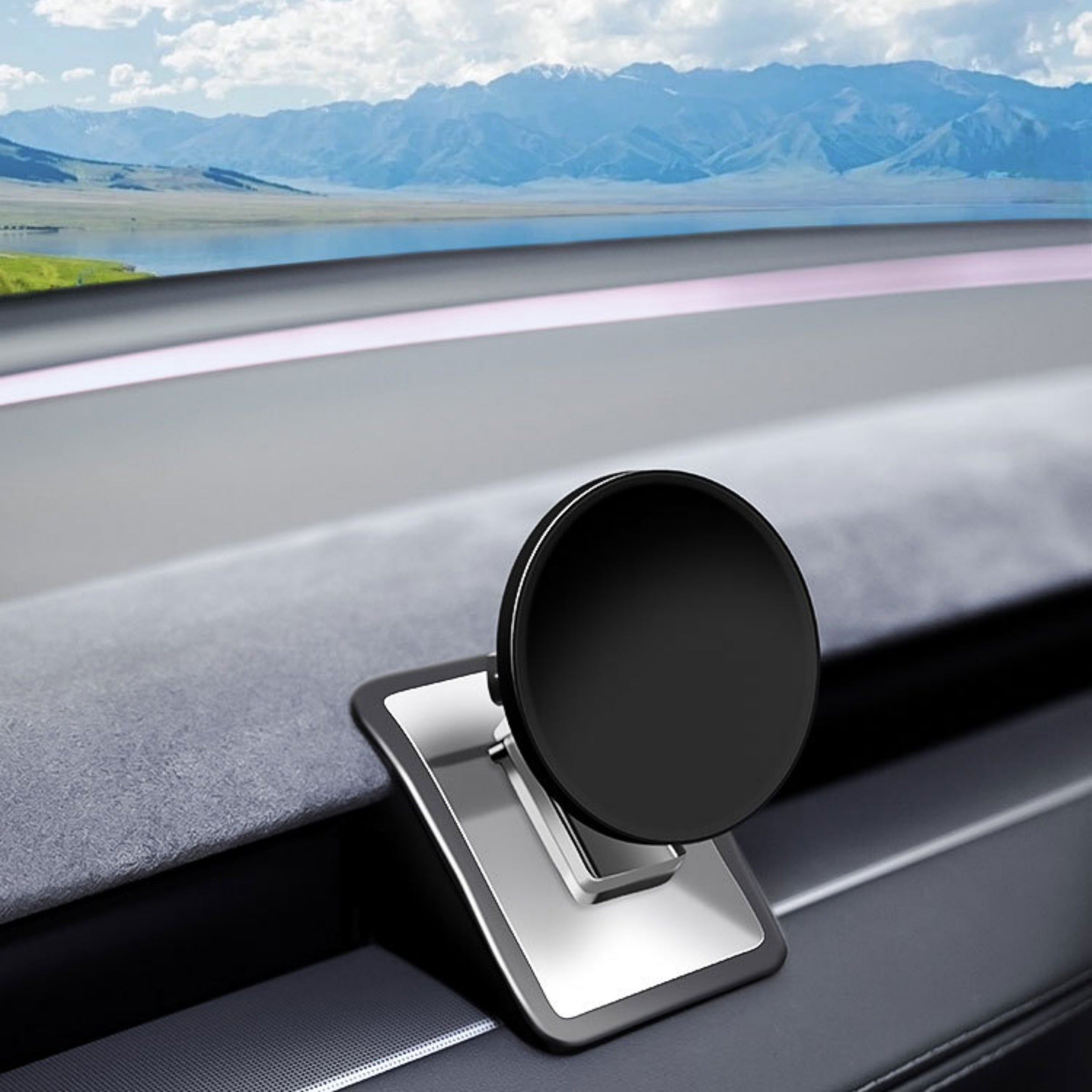 CUTIM Magnetic car phone holder for Tesla Model 3 Highland & New Model Y