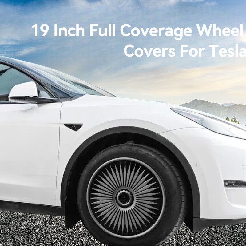 CUTIM Tesla Full Coverage Wheel Hub Caps