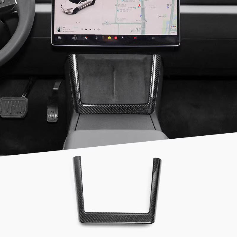 Tesla Model Y Juniper / Model 3 Highland Carbon Fiber Wireless Charging Frame
