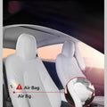 CUTIM Seat Covers for Only Front Seats/Rear Seats for Tesla Model 3 & Model Y