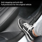 CUTIM Leather Rear Door Sill Protector for Tesla Model Y