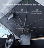 CUTIM Windshield Sun Shade Umbrella for Tesla Model 3/Y/S/X