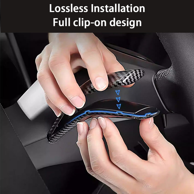 CUTIM Model 3 / Y Gear Shift Cover Turn Signal Lever Trim- ABS