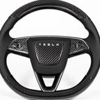 Tesla Model Y Juniper & Model 3 Highland Carbon Fiber Airbag Trim Cover