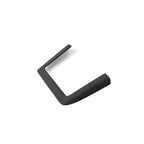 Black Alcantara wireless charging cover trim for Tesla Model 3 Highland and Model Y Juniper