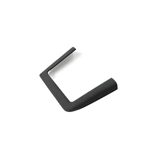 Black Alcantara wireless charging cover trim for Tesla Model 3 Highland and Model Y Juniper