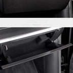 Real Dry Carbon Fiber Glove Box Cover Overlay for Model Y / 3