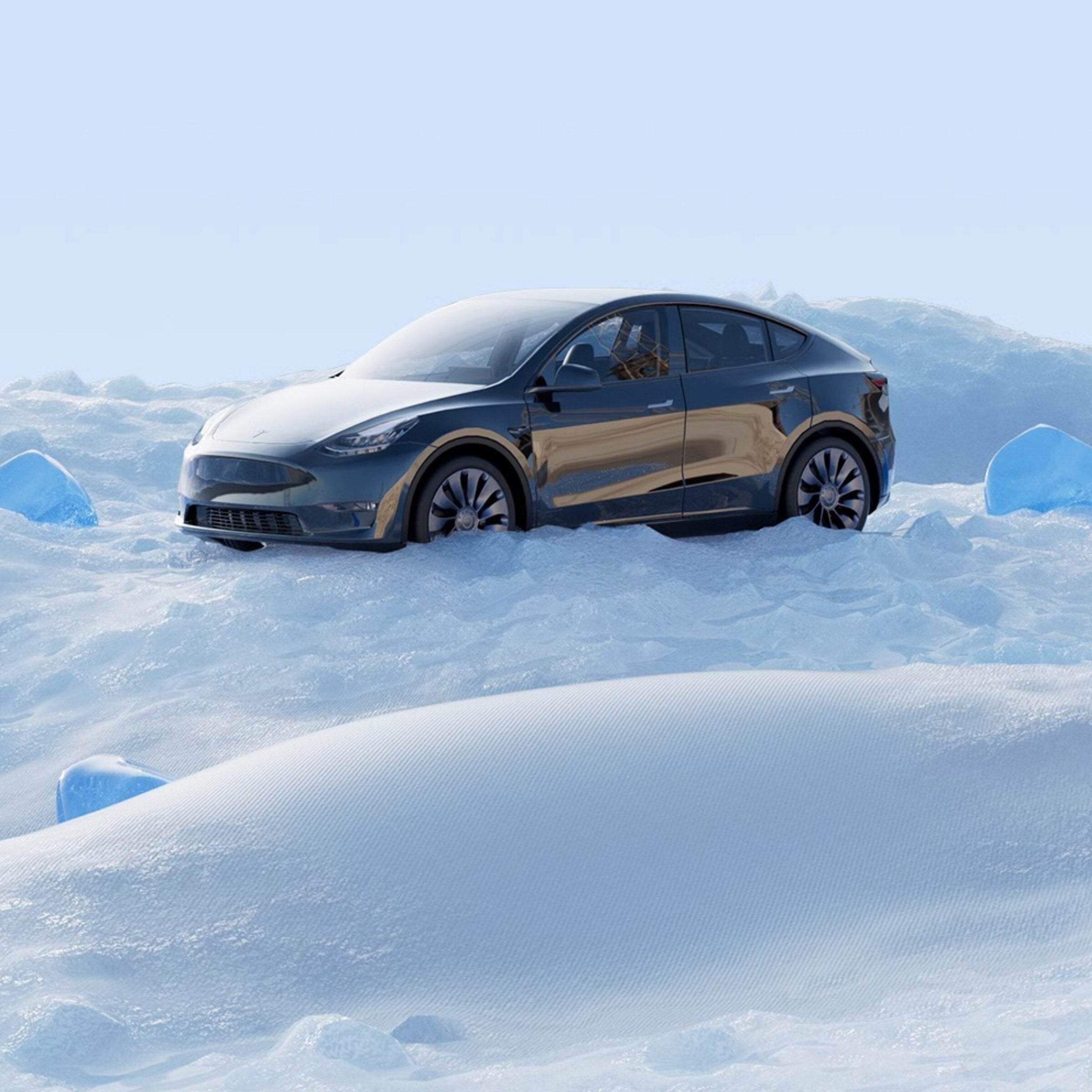 CUTIM Summer Comfort Pack: Roof & Windshield Shades for Model Y Juniper