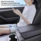 Armrest Box Hidden Charging Hub for Model Y Juniper & Model 3 Highland
