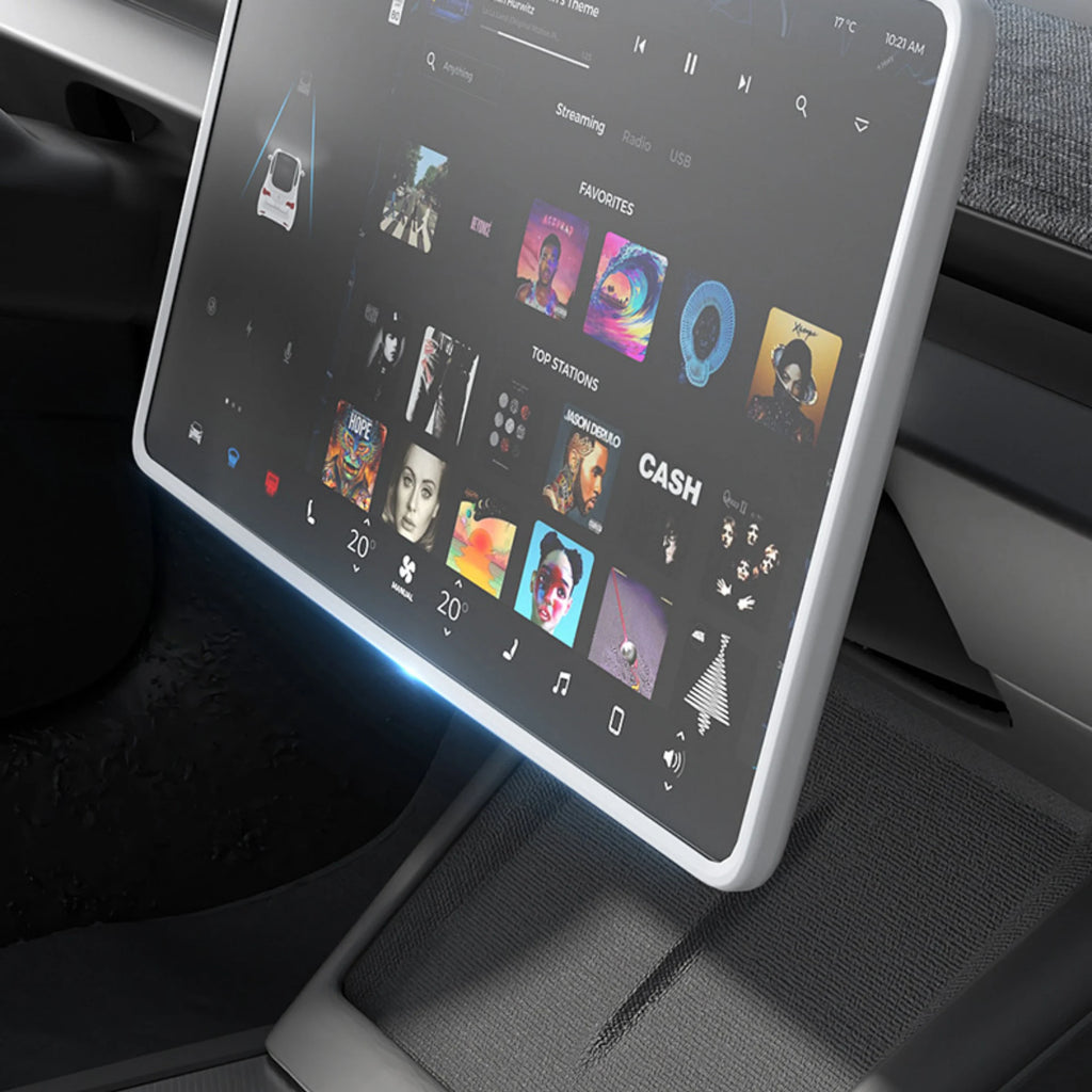CUTIM Central Screen Protector Frame for Tesla Model 3 Highland & New Model Y