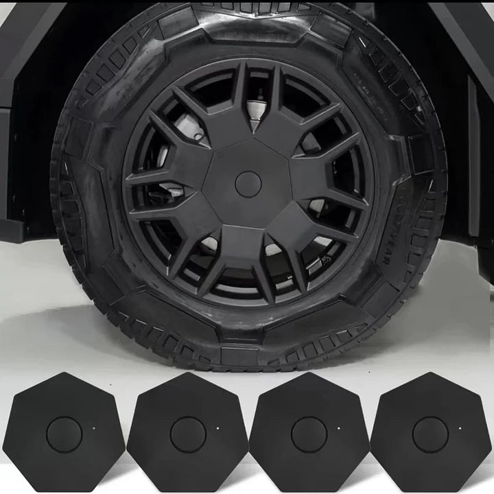 Precision Center Hub Caps for 20" Cyber Wheels – Tesla Cybertruck
