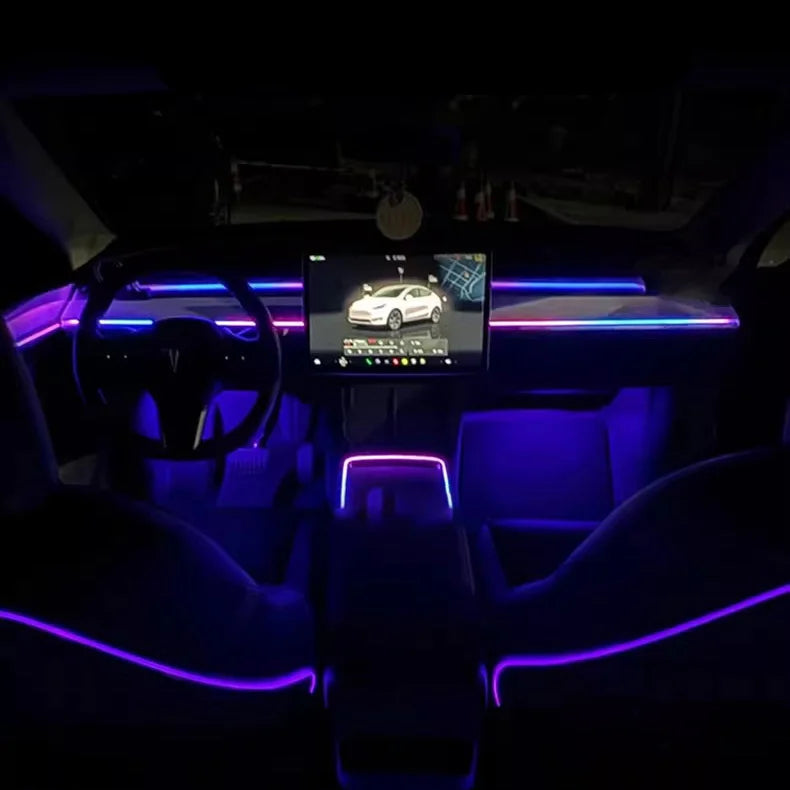 CUTIM Center Console & Dashboard Ambient Light for Model 3/Y