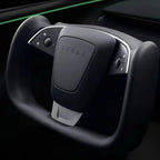 Alcantara Heated Yoke Steering Wheel for Model 3 Highland & Model Y Juniper