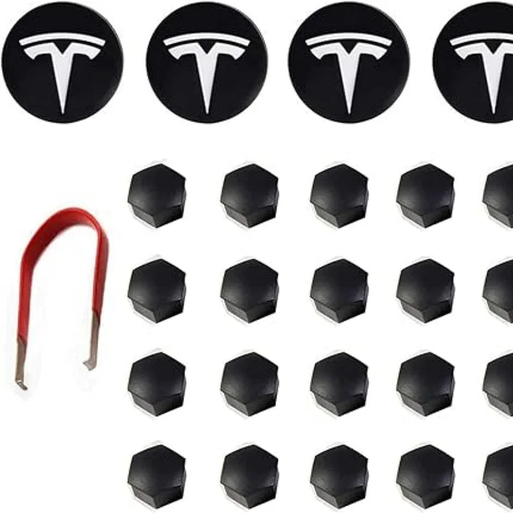 Wheel Center Logo Caps for Tesla Model 3/Y/S/X