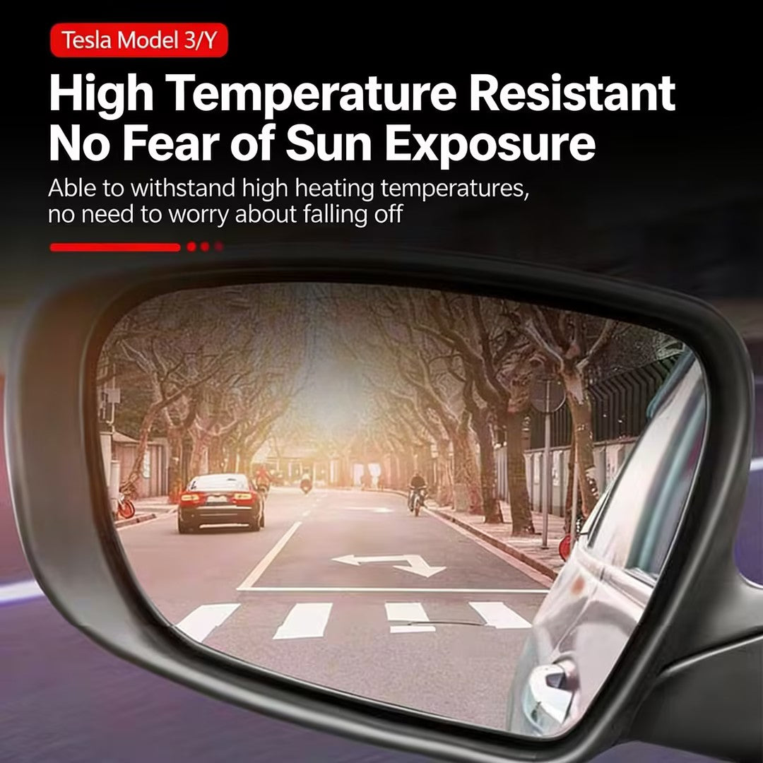 CUTIM Tesla  Rearview Mirror Wide View Anti-Glare Blue Tint Lens