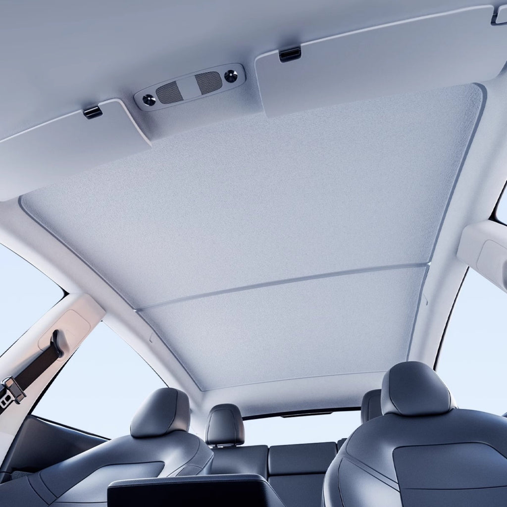 CUTIM Summer Comfort Pack: Roof & Windshield Shades for Model Y Juniper