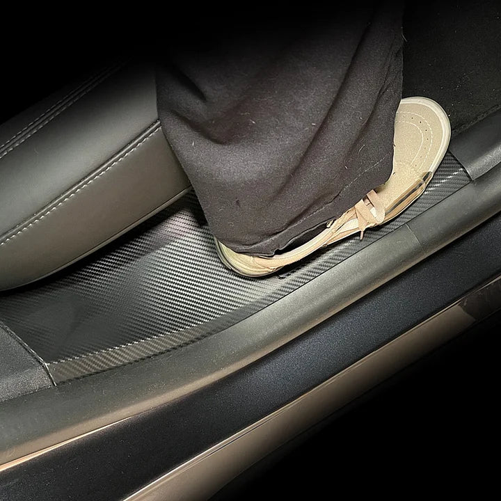 CUTIM Door Sill Protector Front & Rear for Tesla Model Y / 3