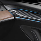 Replacement Real Carbon Fiber Door Trim Panel for Tesla Model 3/Y