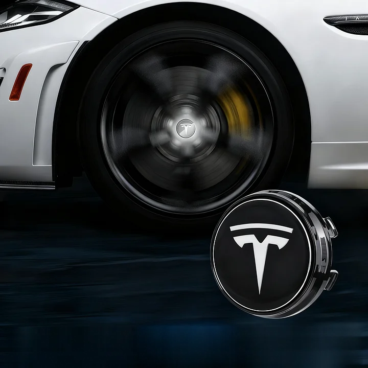 CUTIM LED Self Leveling Wheel Hub Caps for Tesla Model 3 Y X S