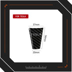 CUTIM Steering Wheel Interior Sticker for Tesla Model S/X