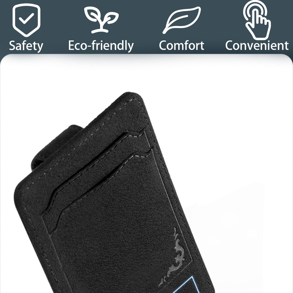 CUTIM Multi-Functional Leather Glasses Holder Clip for Tesla Model Y/3/S/X
