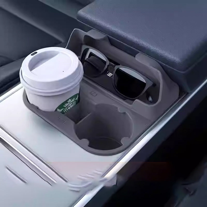 CUTIM Center Console Cup Holder With Storage Organize for Model 3/Y