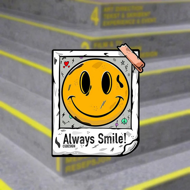 CUTIM Smiley Car Sticker For Tesla Model 3/Y