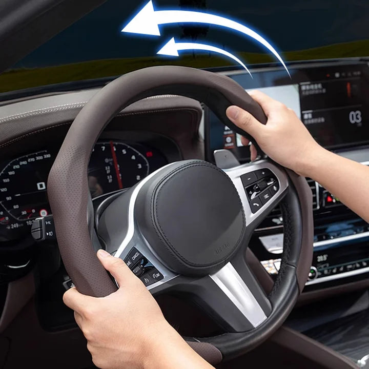 CUTIM Ultra-thin Steering Wheel Cover for Tesla Model 3/Y/X/S