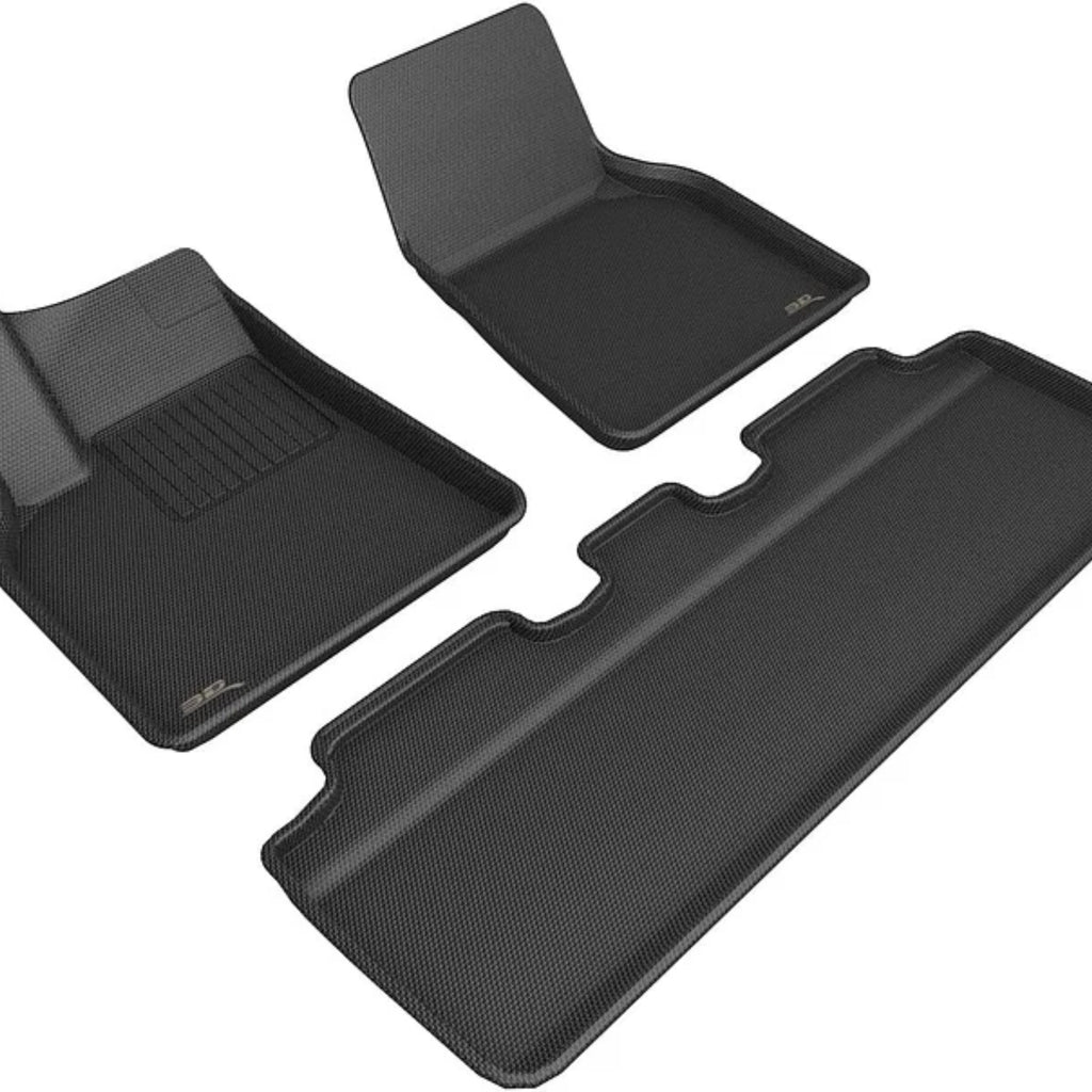 Tesla Model Y 3D All-Weather Floor Mats – Full Coverage (LHD)