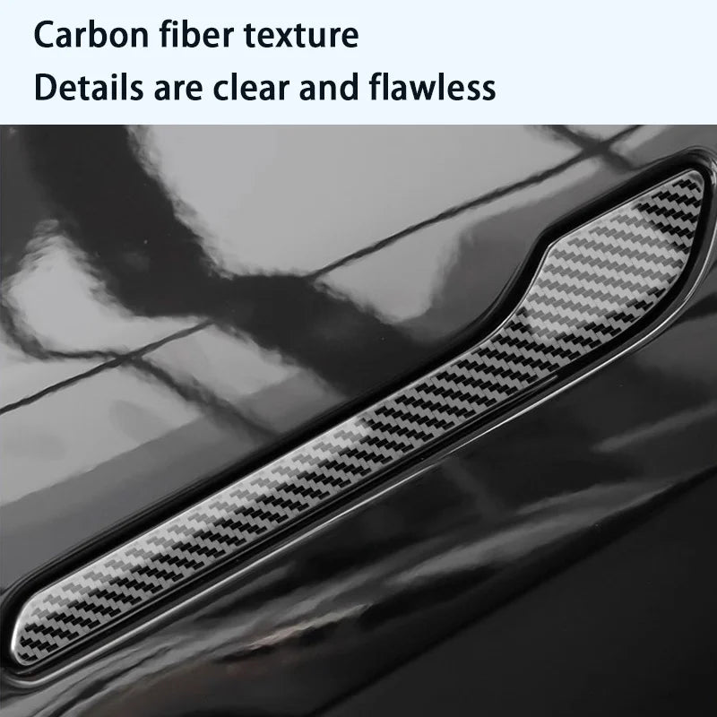 Dry ABS Door Handle Cover Wrap Kit for Tesla Model 3 / Y (4PCS)