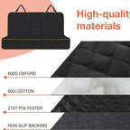 Heavy-Duty Dog Seat Cover with Double Zipper Design for Tesla Model 3/Y/S/X & Cybertruck | CUTIM