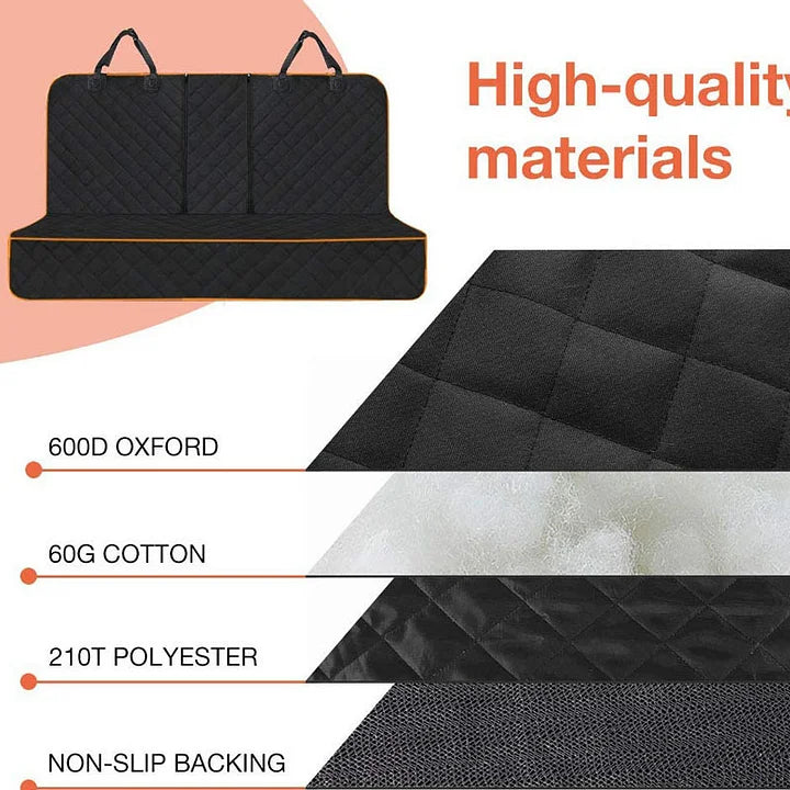 Heavy-Duty Dog Seat Cover with Double Zipper Design for Tesla Model 3/Y/S/X & Cybertruck | CUTIM