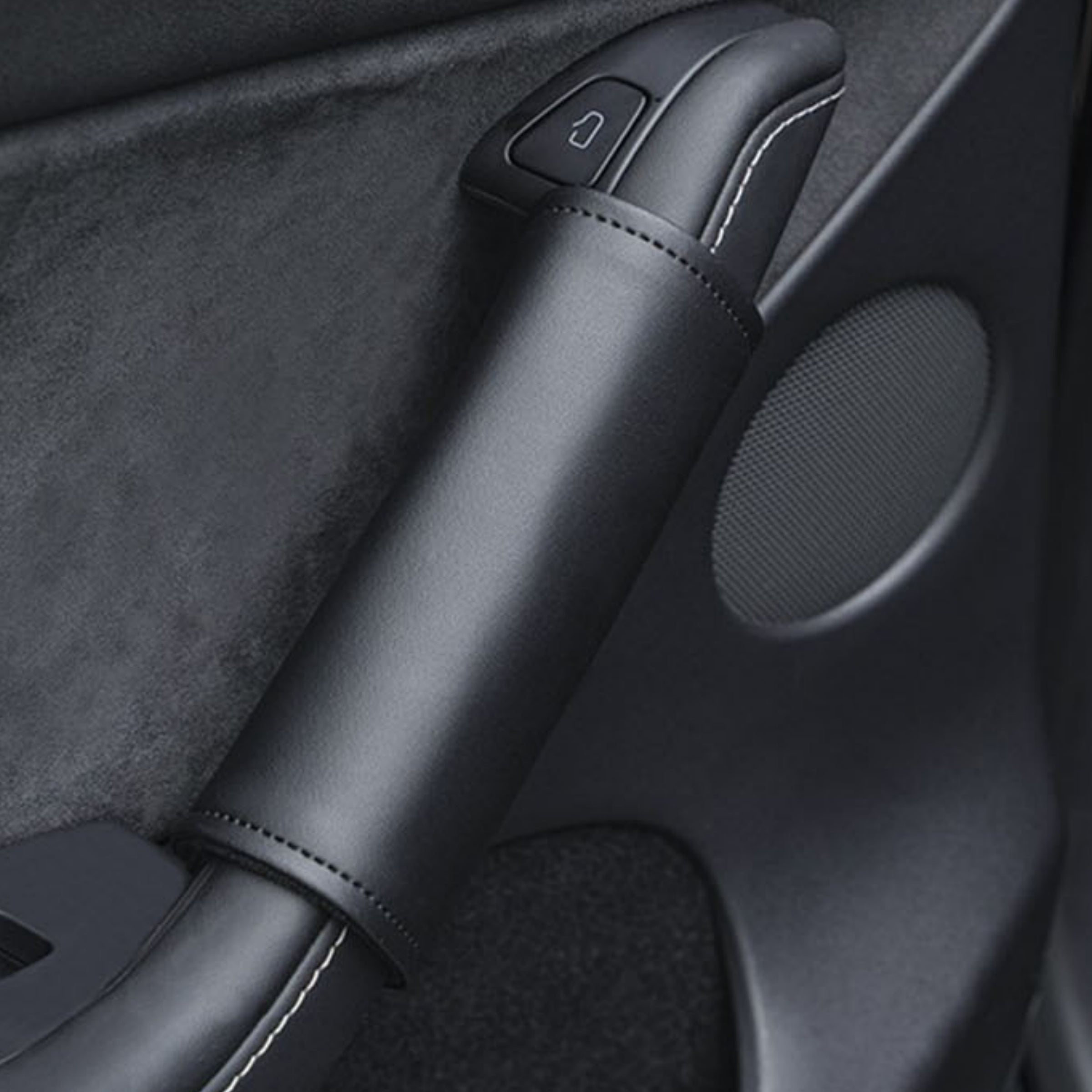 CUTIM Leather Inner Door handle Cover for Tesla Model 3 Model Y