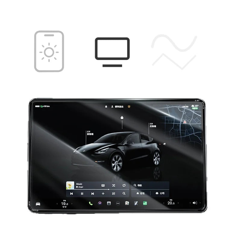 Center Control Tempered Glass Screen Protector for Tesla Model 3 & Model Y